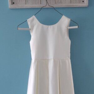 MCieloLuna Flower Girl Dresses for Wedding Bow-Knot Elegant Satin Princess First